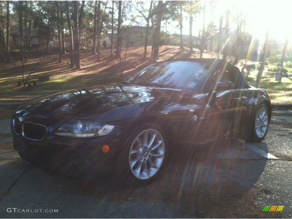 2005 Z4 2.5i Roadster - Jet Black / Pearl Grey photo #1