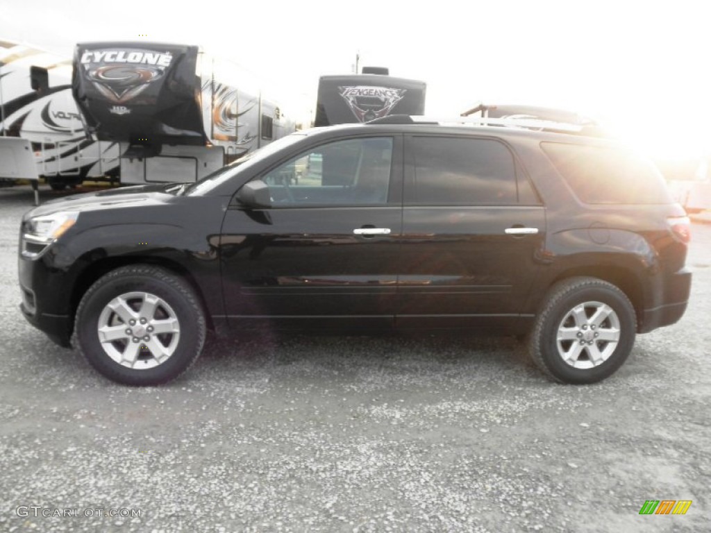 2013 Acadia SLE - Carbon Black Metallic / Ebony photo #4