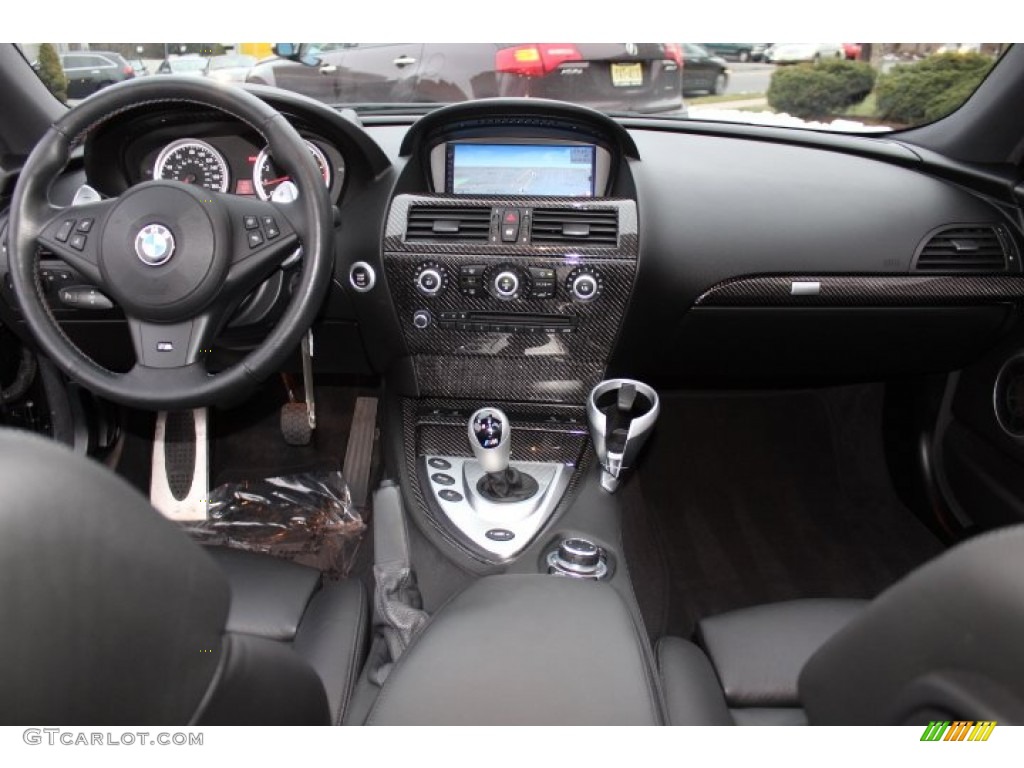2010 BMW M6 Coupe Black Dashboard Photo #76024045