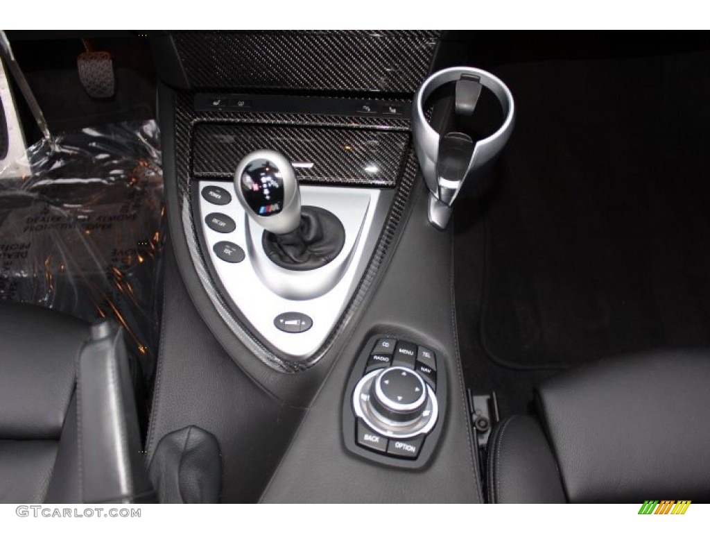 2010 M6 Coupe - Carbon Black Metallic / Black photo #15
