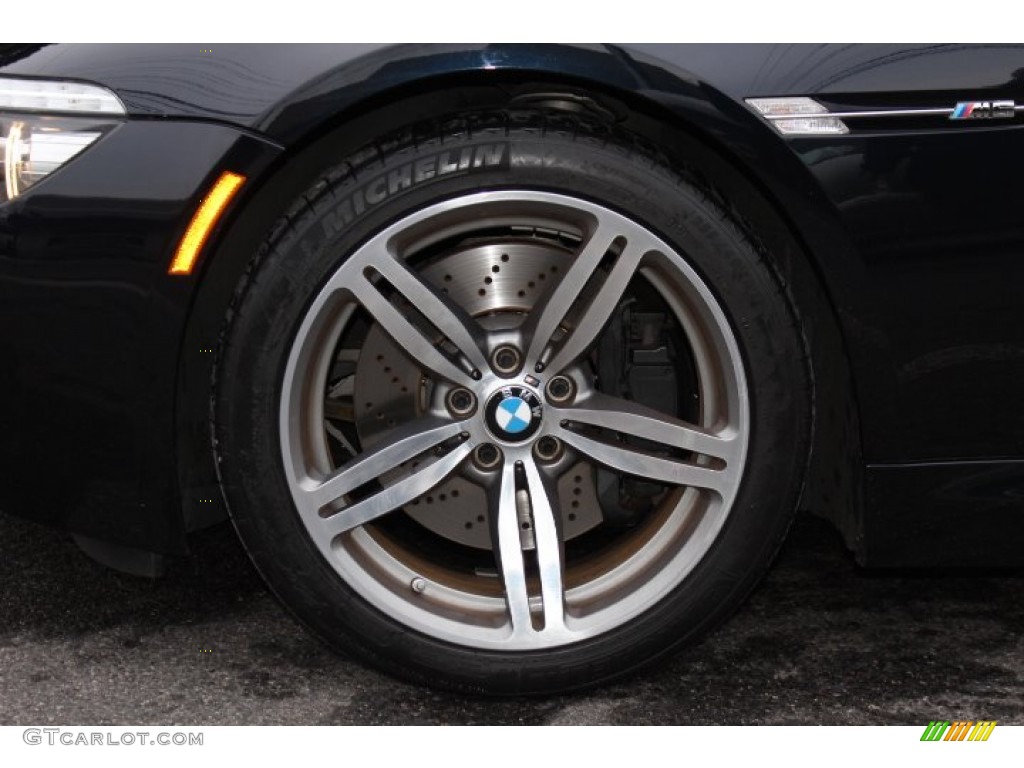 2010 M6 Coupe - Carbon Black Metallic / Black photo #29