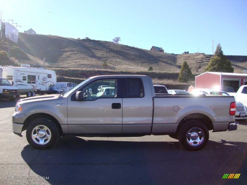 2006 F150 XLT SuperCab - Arizona Beige Metallic / Tan photo #4