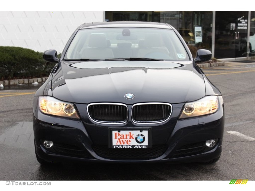2010 3 Series 328i xDrive Sedan - Monaco Blue Metallic / Beige Dakota Leather photo #2