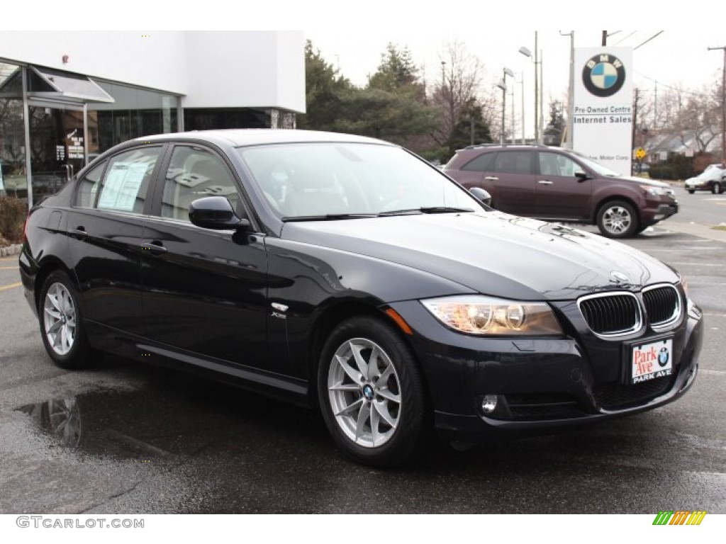 2010 3 Series 328i xDrive Sedan - Monaco Blue Metallic / Beige Dakota Leather photo #3