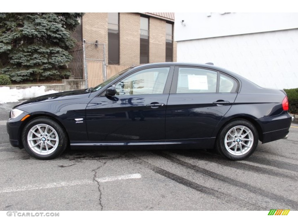 2010 3 Series 328i xDrive Sedan - Monaco Blue Metallic / Beige Dakota Leather photo #8