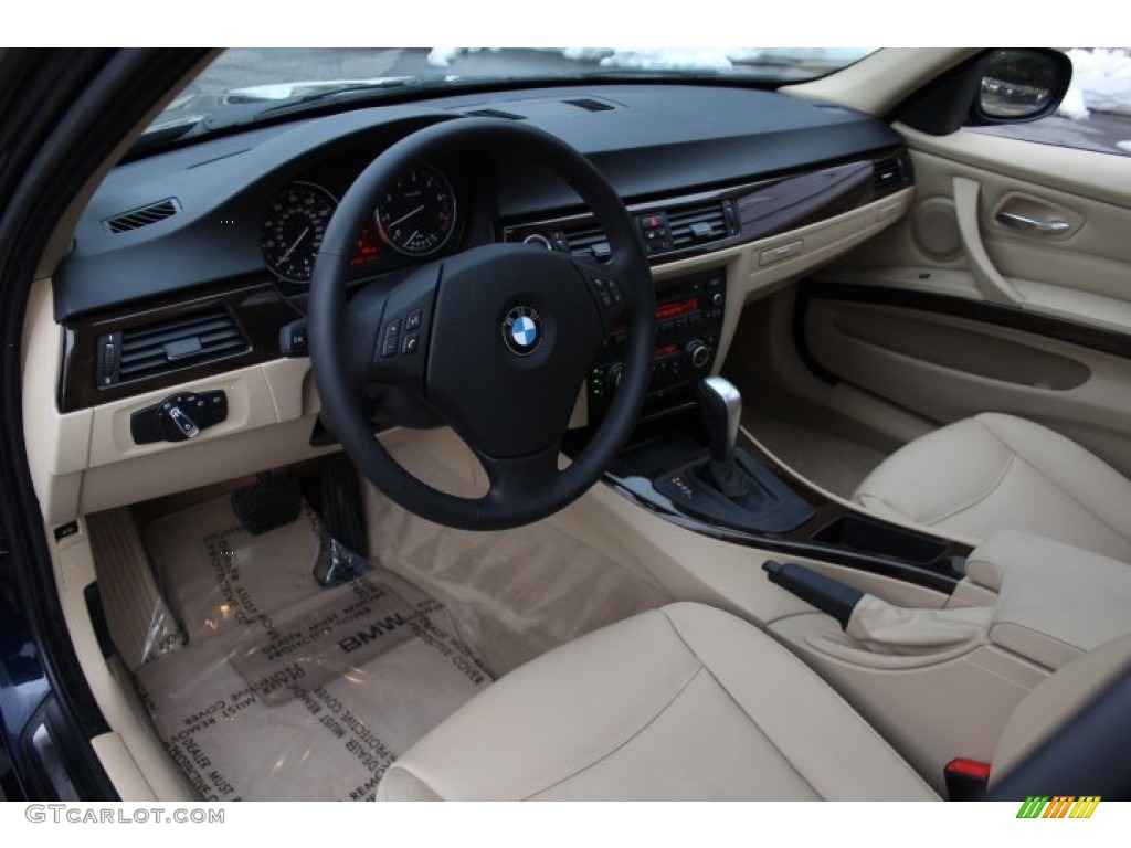2010 3 Series 328i xDrive Sedan - Monaco Blue Metallic / Beige Dakota Leather photo #10