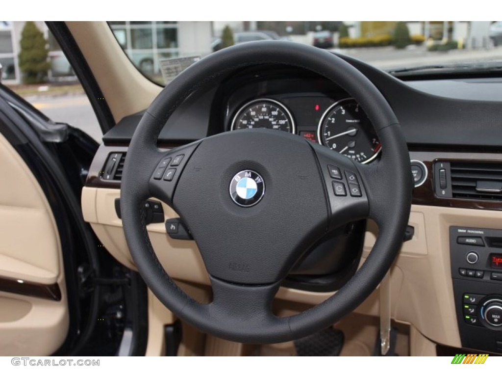 2010 3 Series 328i xDrive Sedan - Monaco Blue Metallic / Beige Dakota Leather photo #16
