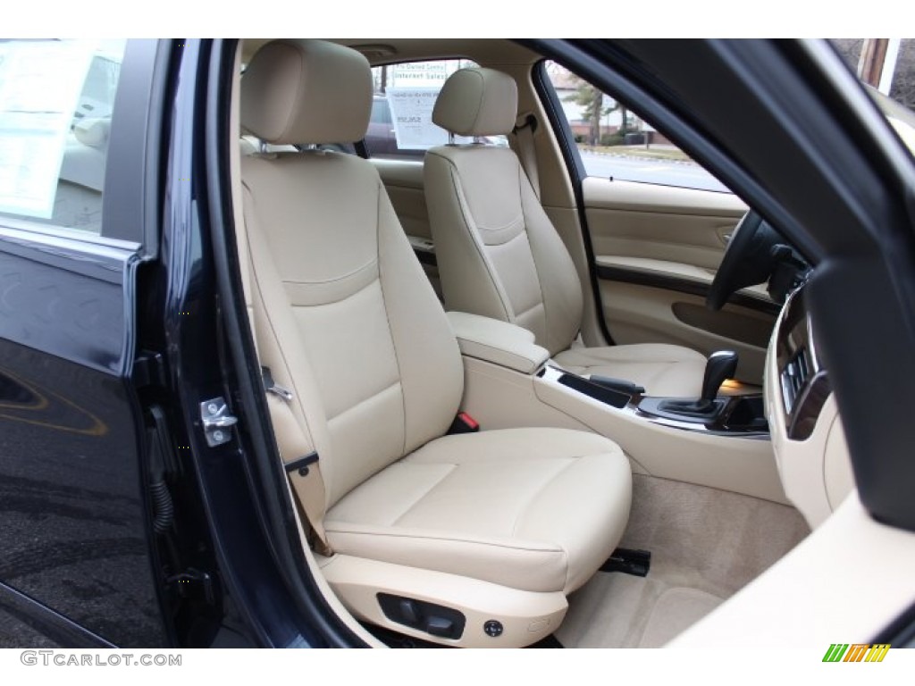 2010 3 Series 328i xDrive Sedan - Monaco Blue Metallic / Beige Dakota Leather photo #28
