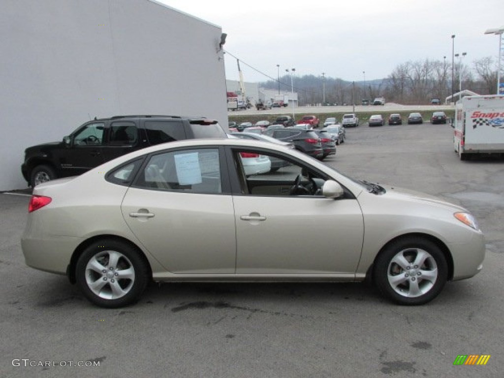 2007 Elantra GLS Sedan - Laguna Sand Beige / Beige photo #6