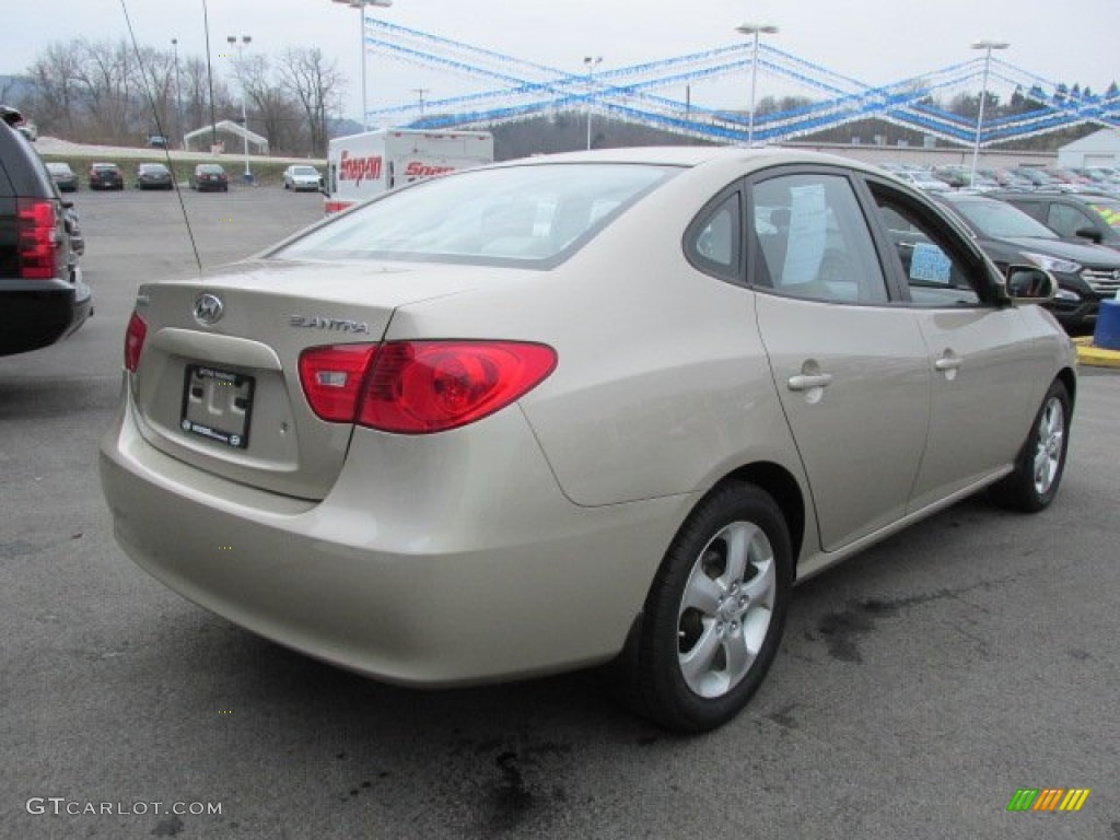 2007 Elantra GLS Sedan - Laguna Sand Beige / Beige photo #7