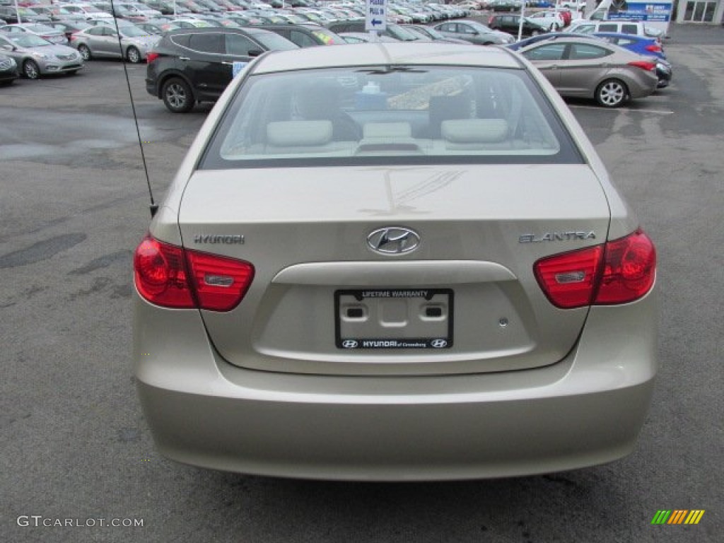 2007 Elantra GLS Sedan - Laguna Sand Beige / Beige photo #8