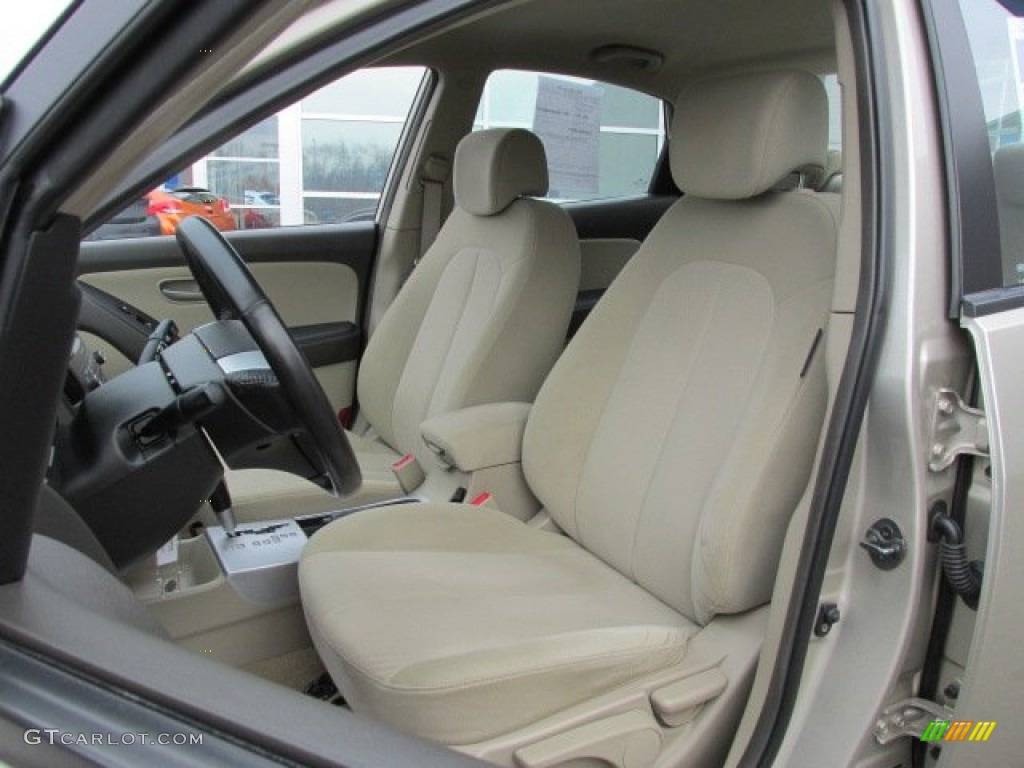 2007 Elantra GLS Sedan - Laguna Sand Beige / Beige photo #13