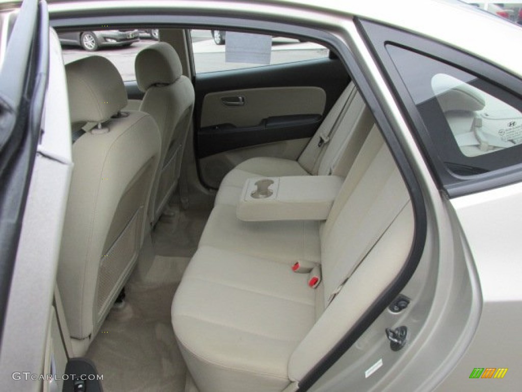 2007 Elantra GLS Sedan - Laguna Sand Beige / Beige photo #19
