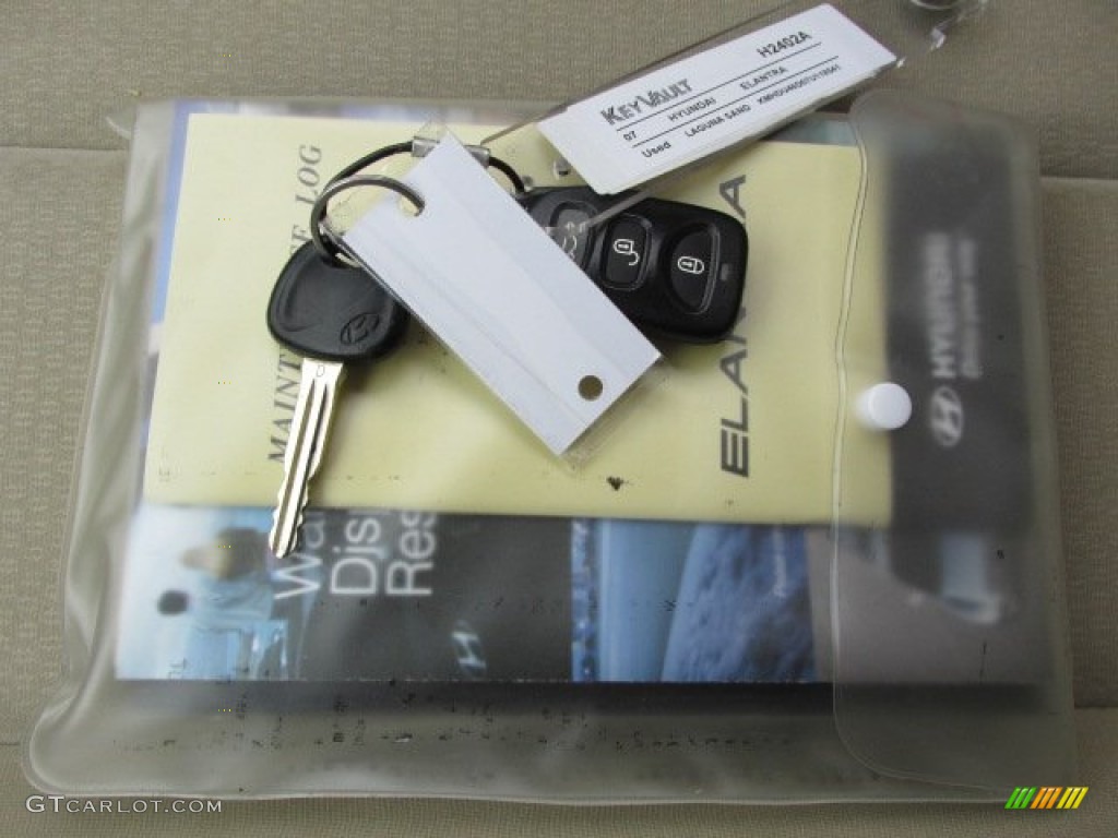 2007 Elantra GLS Sedan - Laguna Sand Beige / Beige photo #23