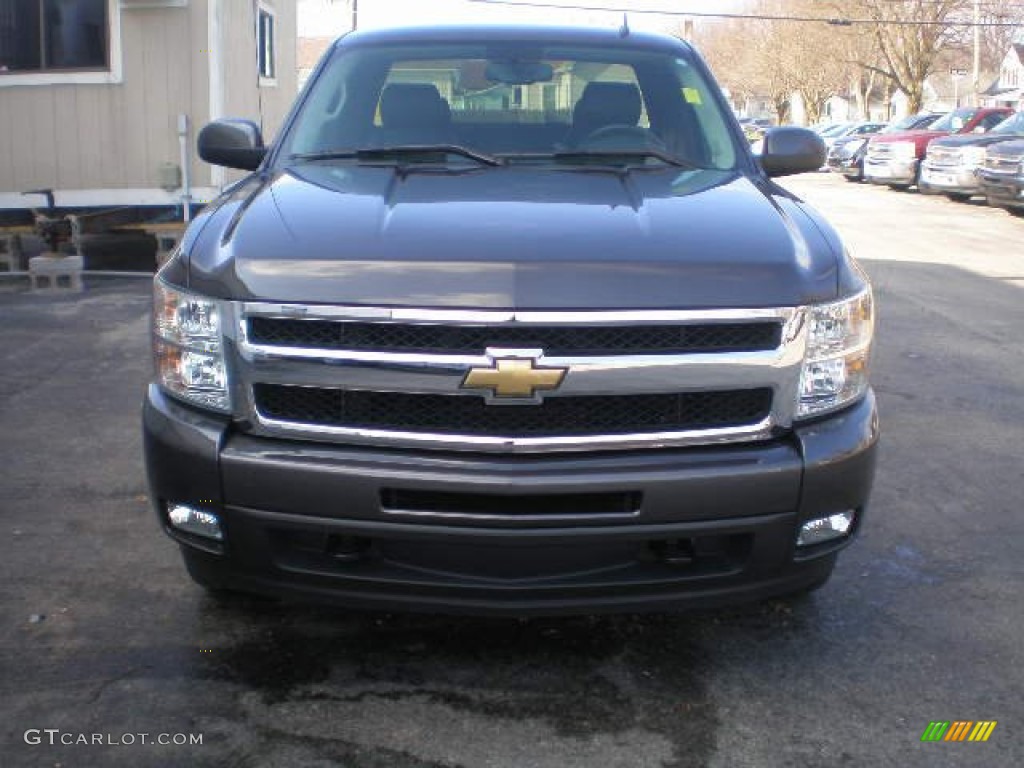 2011 Silverado 1500 LTZ Extended Cab 4x4 - Taupe Gray Metallic / Ebony photo #5