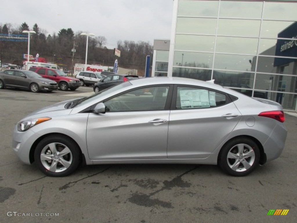 2013 Elantra GLS - Silver / Gray photo #2