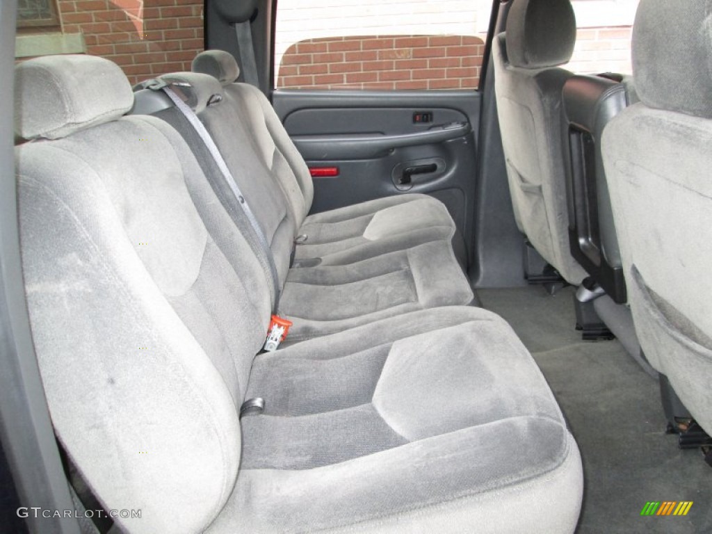 2006 GMC Sierra 1500 SL Crew Cab 4x4 Rear Seat Photo #76027142