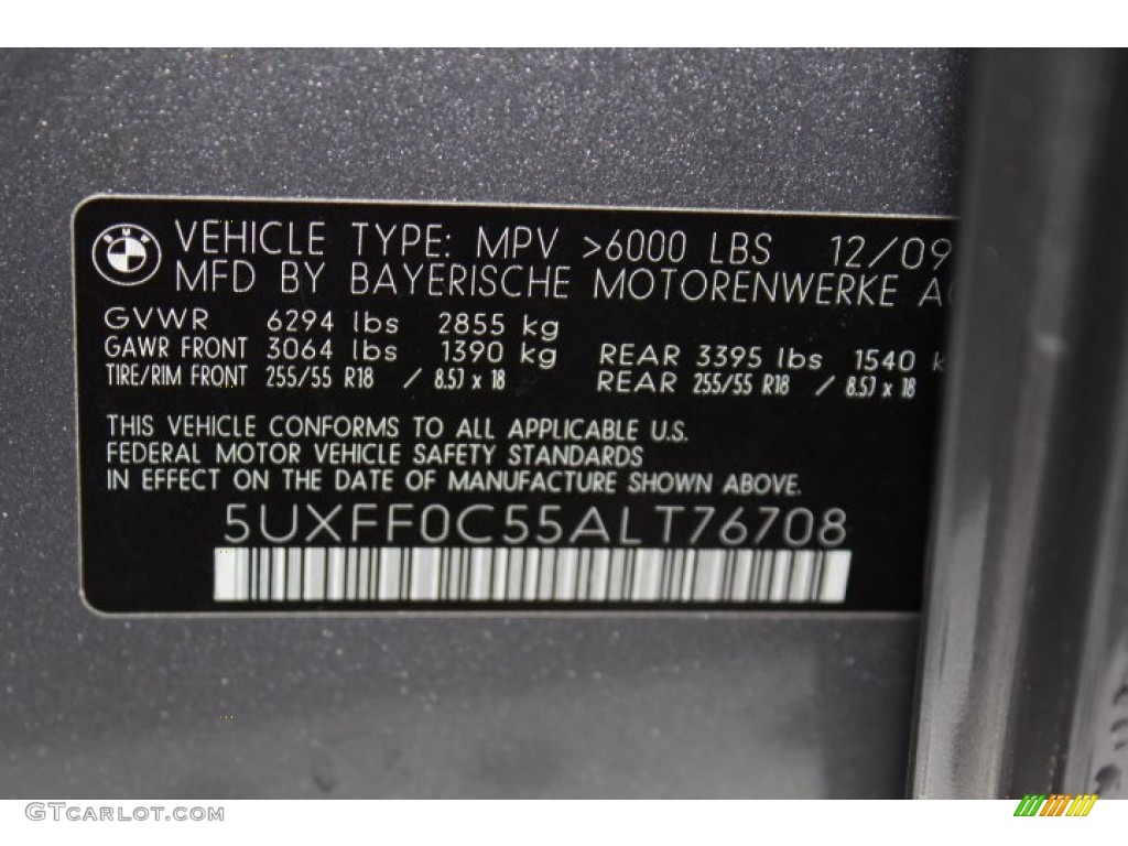 2010 X5 xDrive35d - Space Grey Metallic / Saddle Brown photo #34