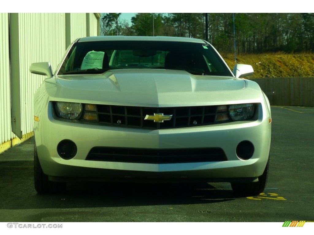 2012 Camaro LS Coupe - Silver Ice Metallic / Black photo #2