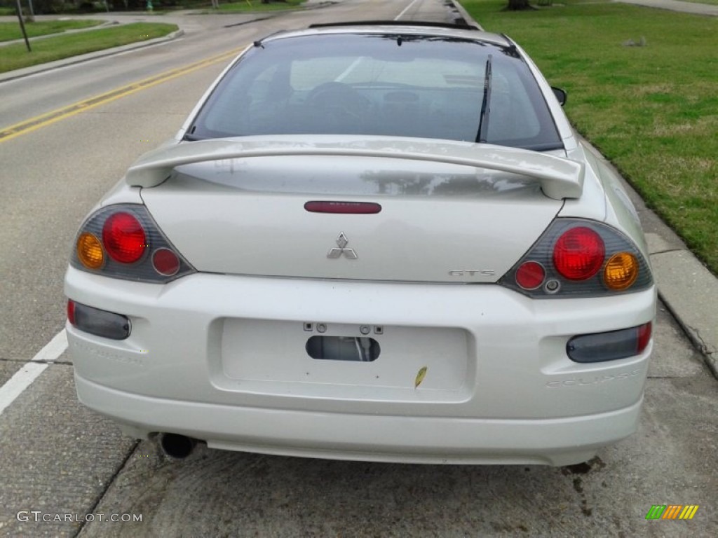 2003 Eclipse GTS Coupe - Dover White Pearl / Midnight photo #5