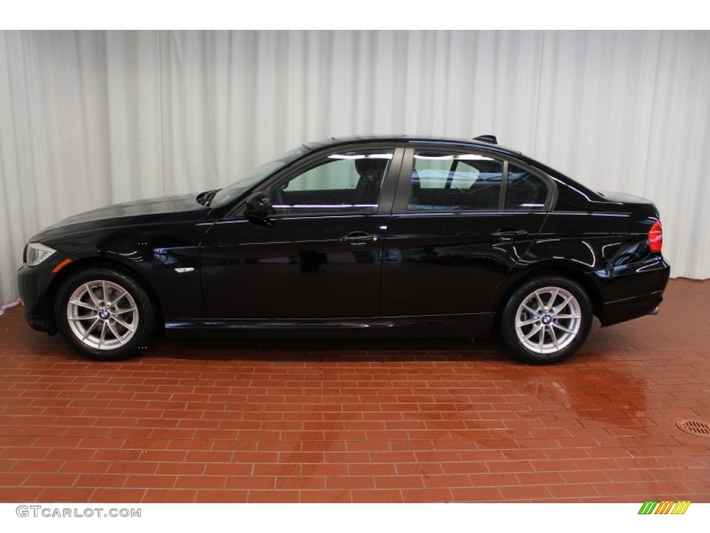 2010 3 Series 328i Sedan - Jet Black / Black photo #4