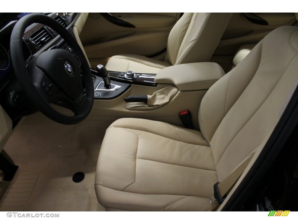 2013 3 Series 328i xDrive Sedan - Black Sapphire Metallic / Venetian Beige photo #9