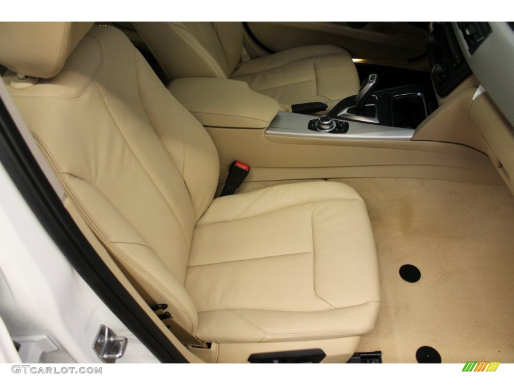 2013 3 Series 328i xDrive Sedan - Alpine White / Venetian Beige photo #10