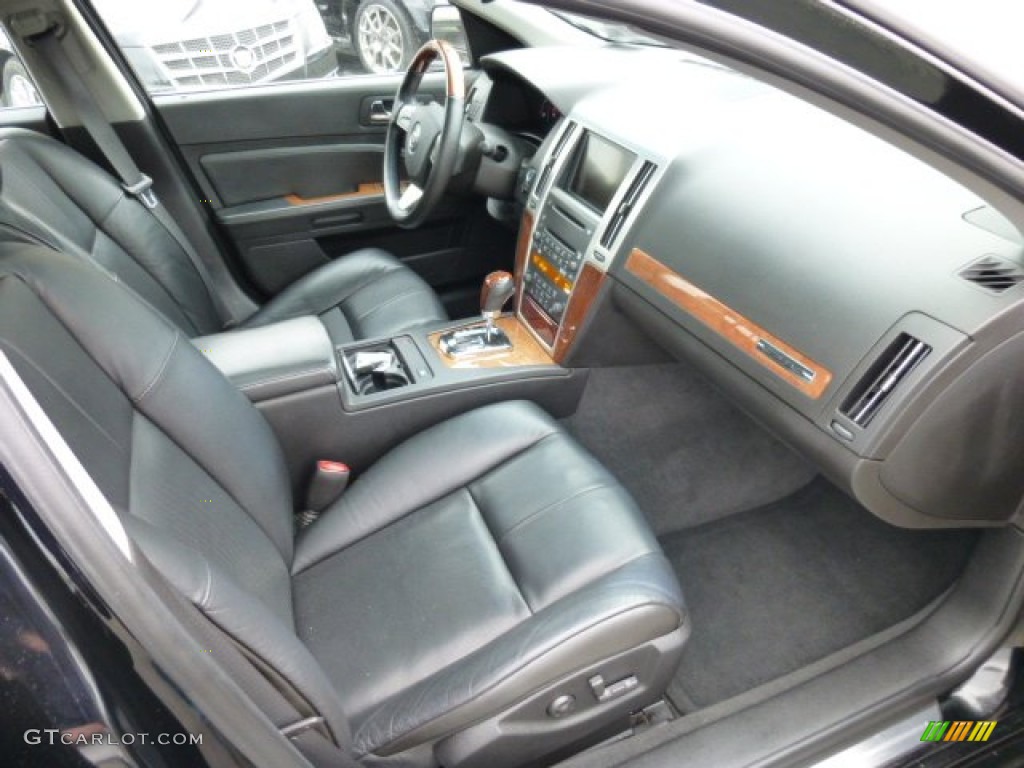 Ebony Interior 2008 Cadillac STS 4 V6 AWD Photo #76030946