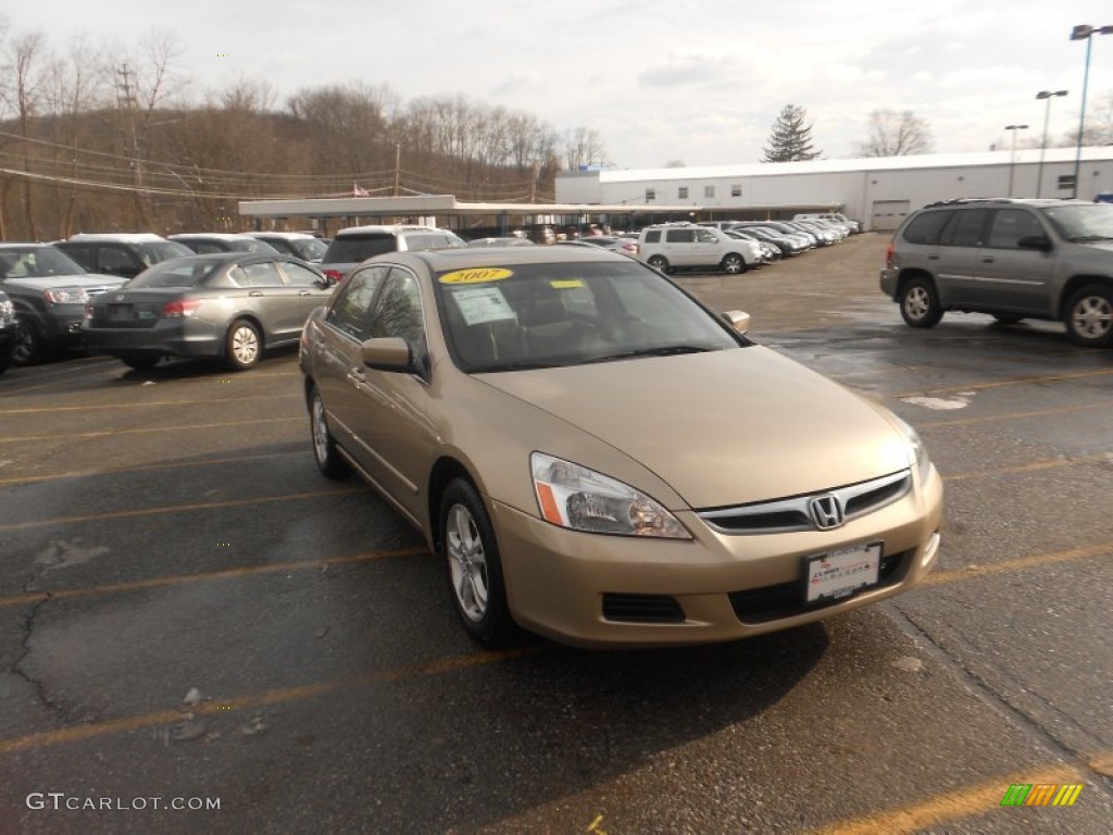 2007 Accord EX-L Sedan - Desert Mist Metallic / Ivory photo #1