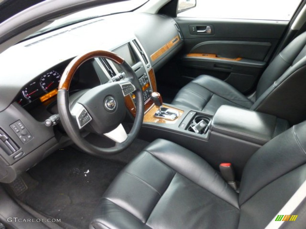 Ebony Interior 2008 Cadillac STS 4 V6 AWD Photo #76031031