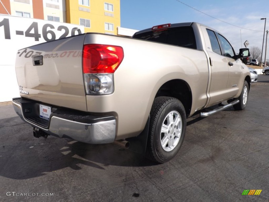 2008 Tundra SR5 Double Cab - Desert Sand Mica / Beige photo #10