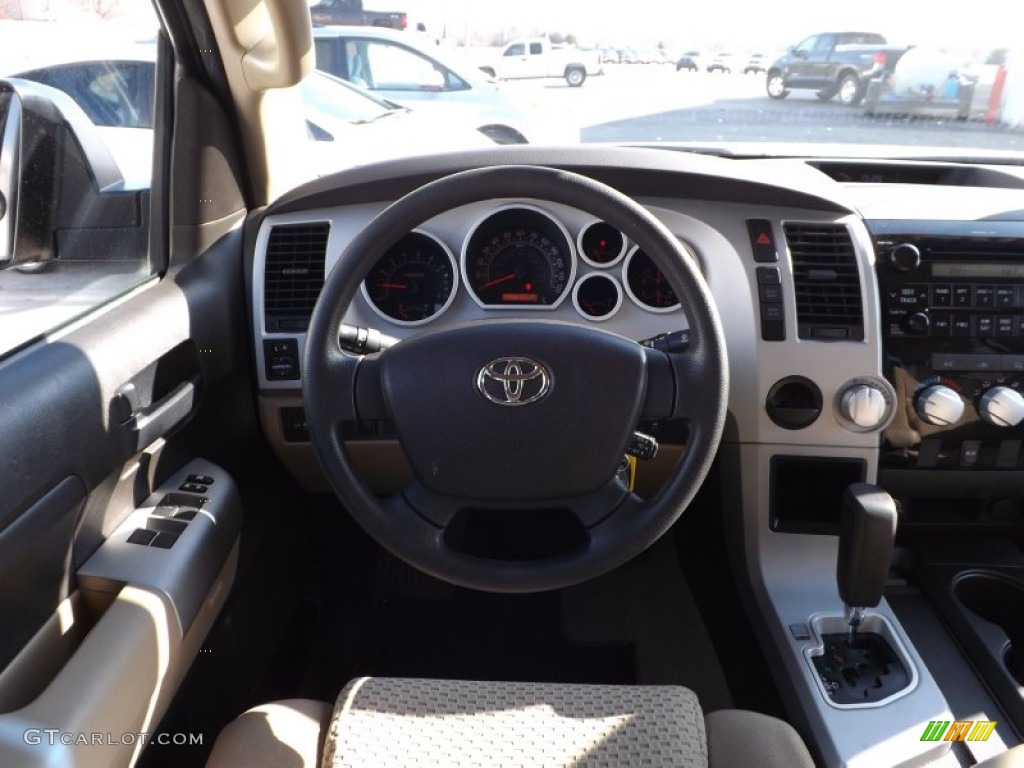 2008 Tundra SR5 Double Cab - Desert Sand Mica / Beige photo #13