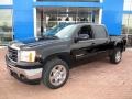 2010 Onyx Black GMC Sierra 1500 SLT Crew Cab 4x4  photo #11