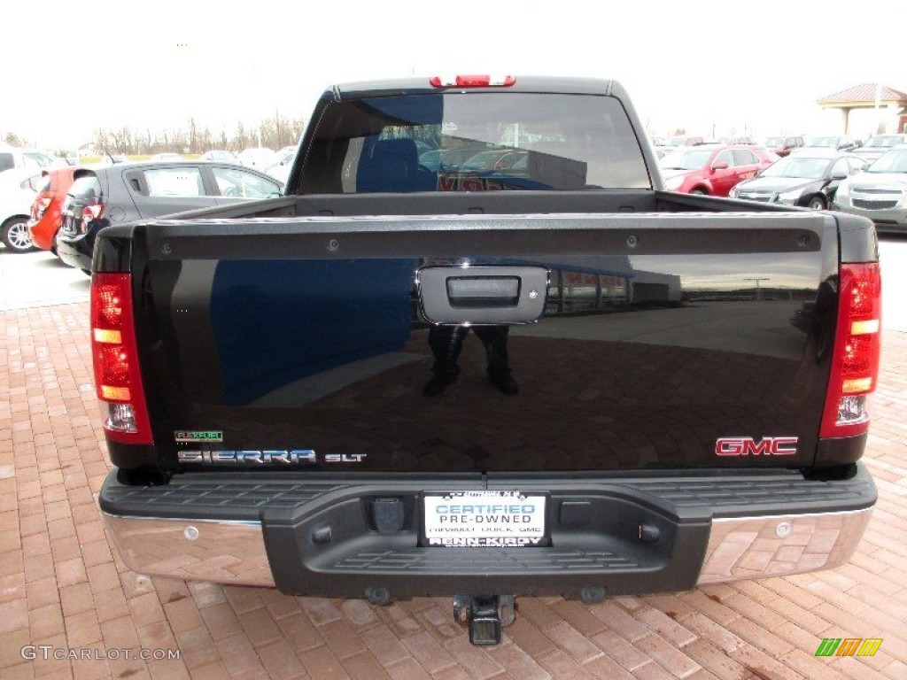 2010 Sierra 1500 SLT Crew Cab 4x4 - Onyx Black / Ebony photo #14