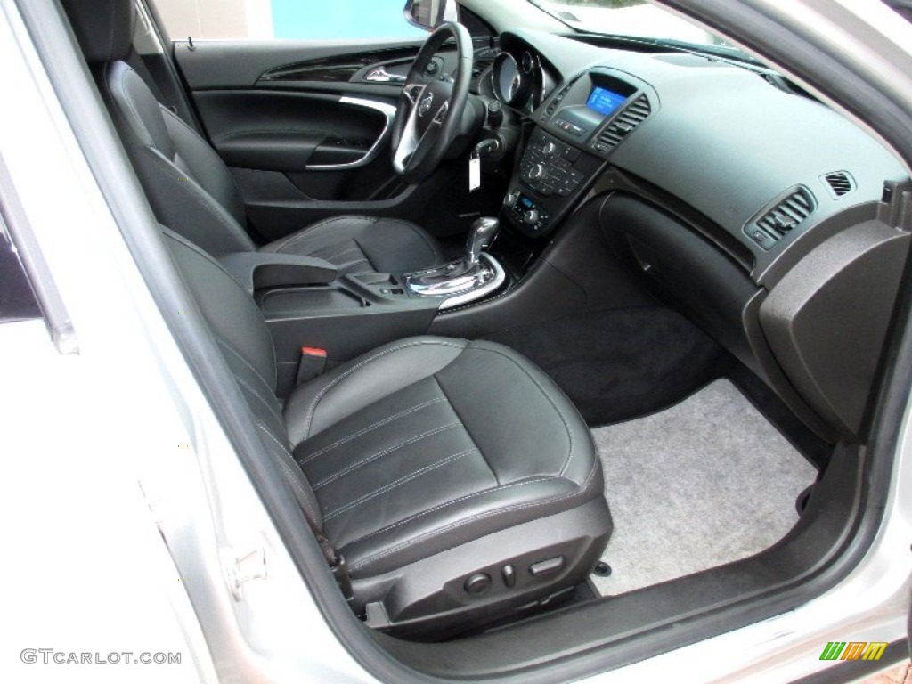 Ebony Interior 2011 Buick Regal CXL Photo #76033974