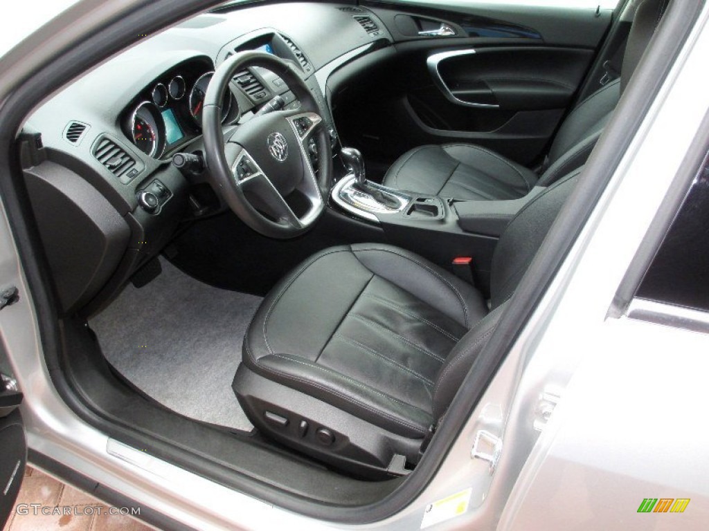 Ebony Interior 2011 Buick Regal CXL Photo #76034127