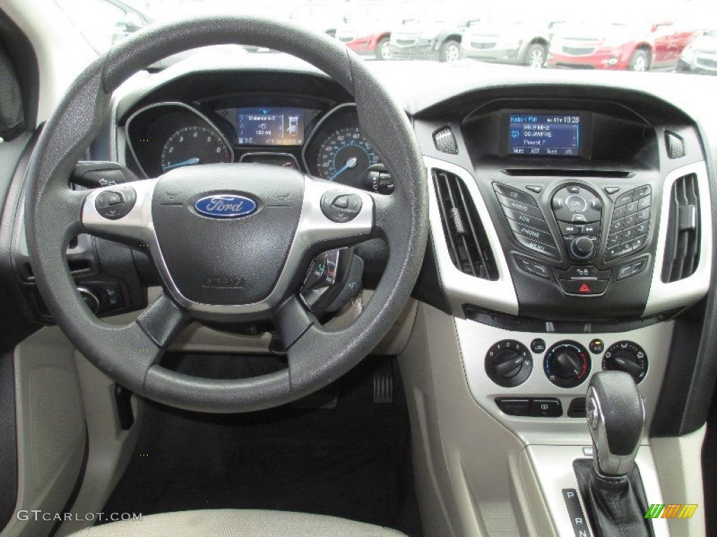 2012 Ford Focus SE 5-Door Stone Dashboard Photo #76034364