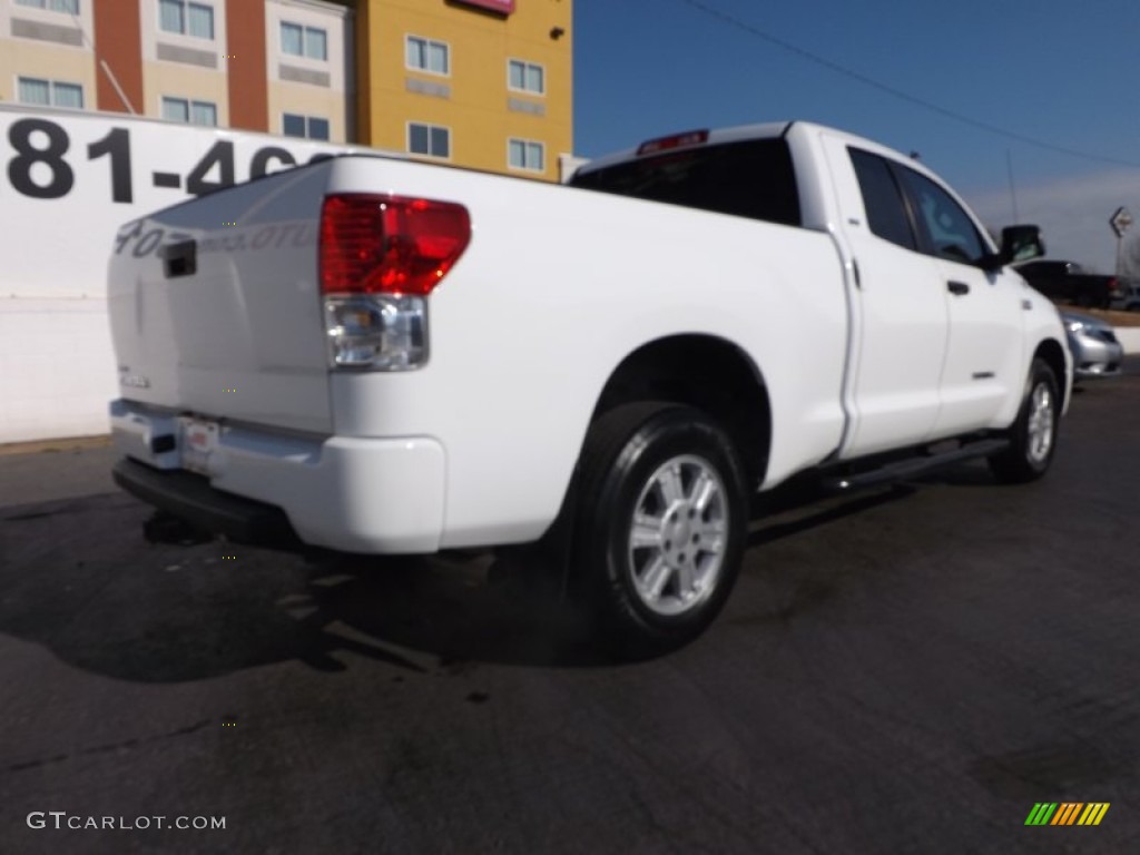 2010 Tundra SR5 Double Cab - Super White / Graphite Gray photo #10