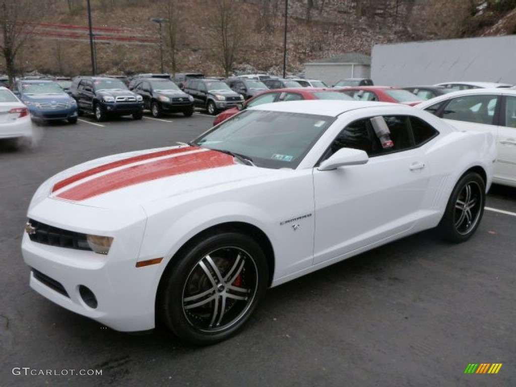 2010 Camaro LT Coupe - Summit White / Black photo #2