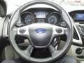 Stone 2012 Ford Focus SE 5-Door Steering Wheel