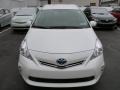 2012 Blizzard White Pearl Toyota Prius v Two Hybrid  photo #14