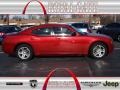 2008 Inferno Red Crystal Pearl Dodge Charger SXT  photo #1