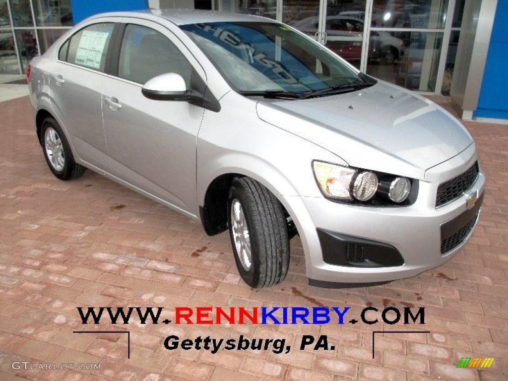 2013 Sonic LT Sedan - Silver Ice Metallic / Dark Pewter/Dark Titanium photo #1