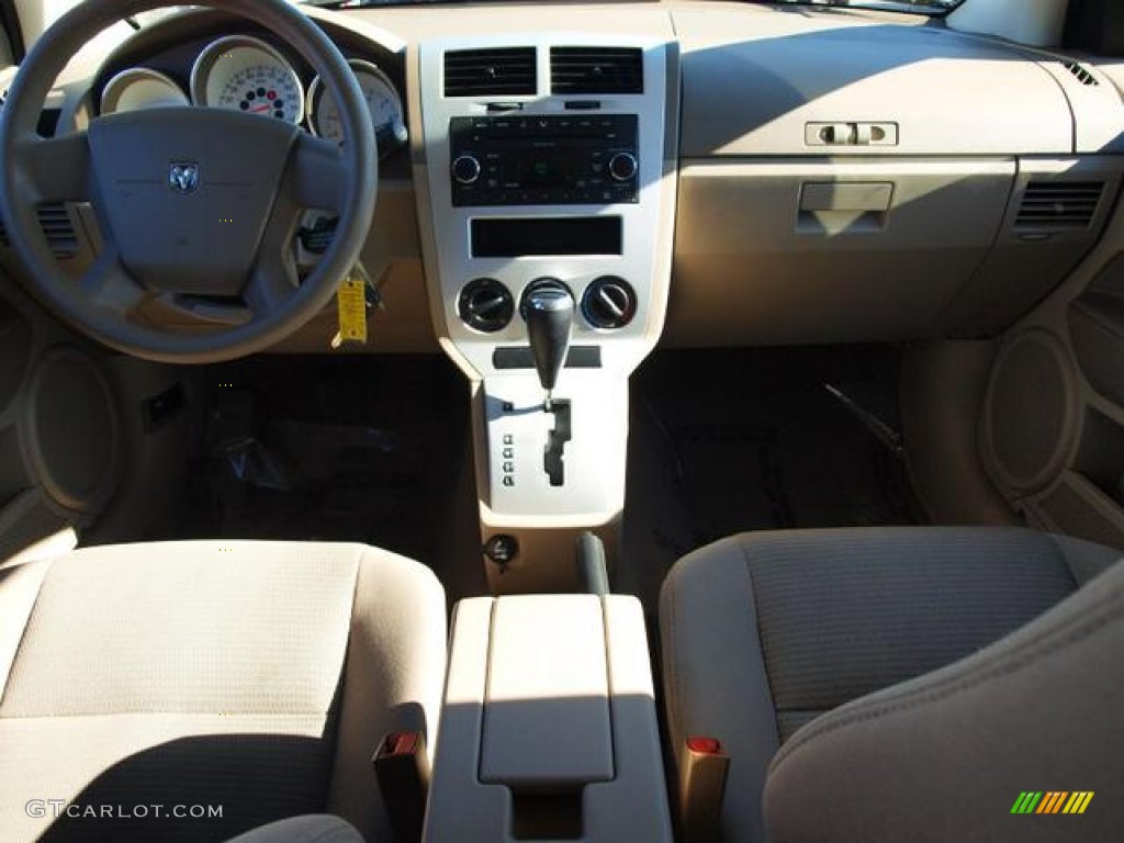 2009 Dodge Caliber SXT Pastel Pebble Beige Dashboard Photo #76036231