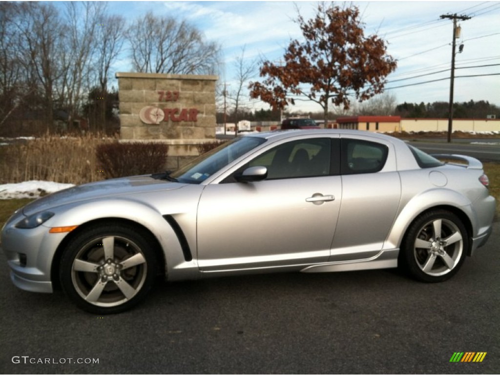 2004 RX-8  - Sunlight Silver Metallic / Black photo #1