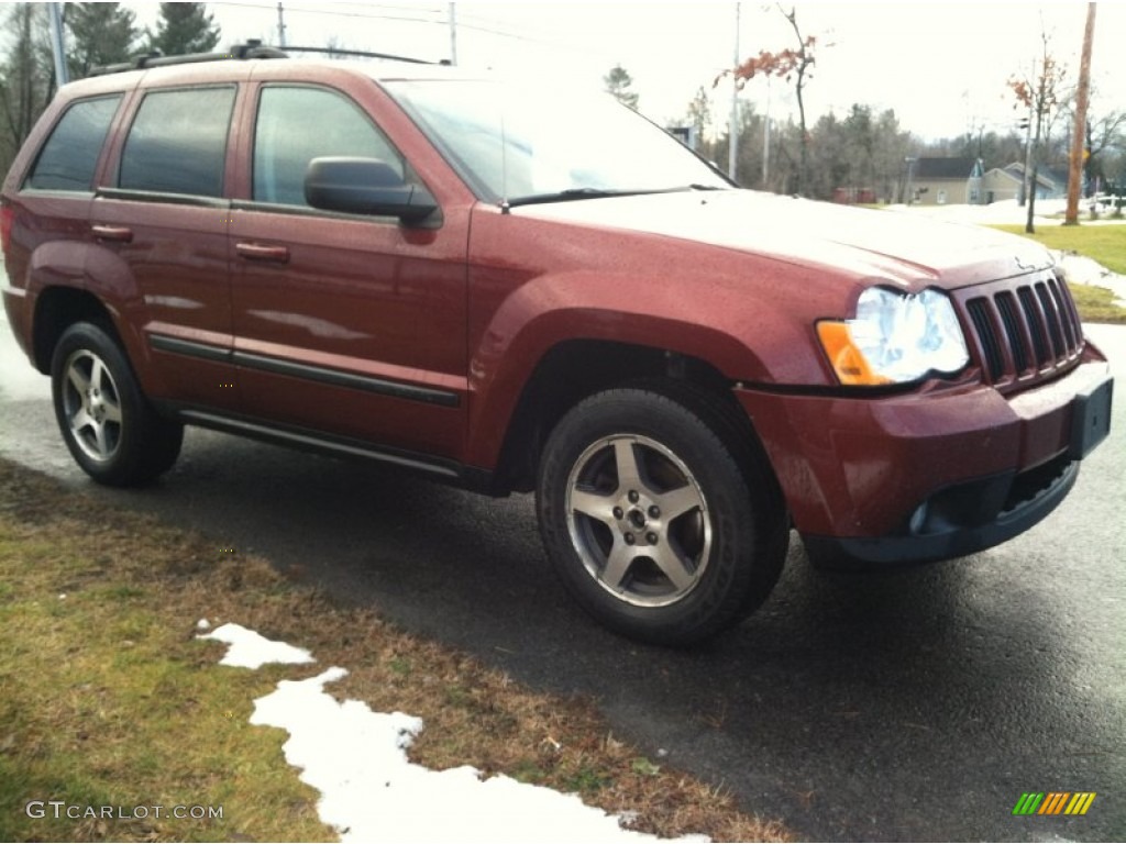 2008 Grand Cherokee Laredo 4x4 - Red Rock Crystal Pearl / Dark Slate Gray photo #4