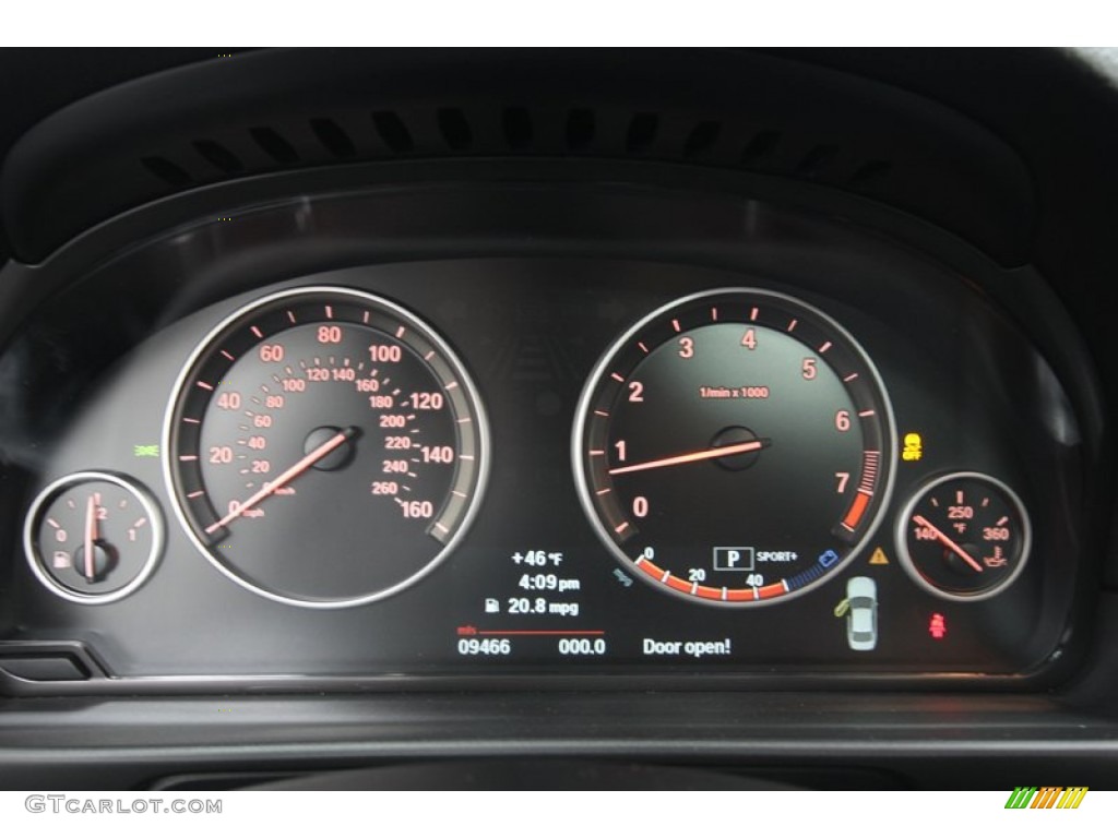 2012 BMW 5 Series 550i xDrive Sedan Gauges Photo #76037739