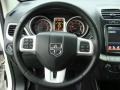 Black/Red 2011 Dodge Journey R/T AWD Steering Wheel