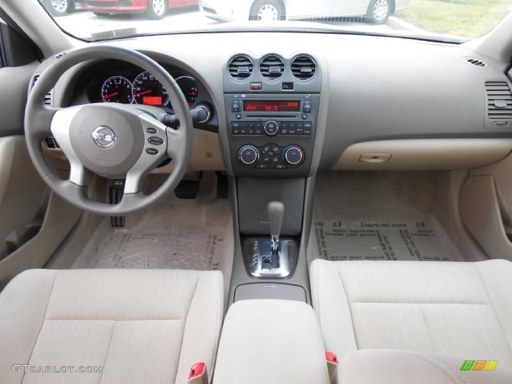 2012 Nissan Altima 2.5 S Blonde Dashboard Photo #76039382