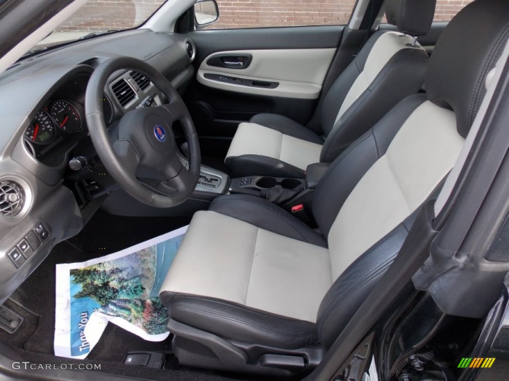 Black/Parchment Interior 2005 Saab 9-2X Aero Wagon Photo #76039782